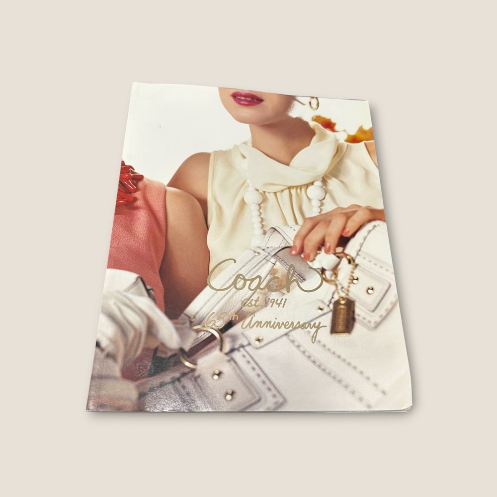 Coach 65th Anniversary Fashion Catalog 2006 Handbag Purse Luxury Collector